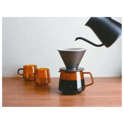 Hot Kinto Carafe Sépia en verre | Ambre