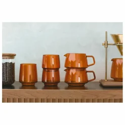 Hot Kinto Carafe Sépia en verre | Ambre