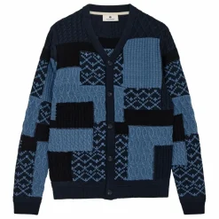 Homme Anerkjendt Sweats, Pulls|Cardigan Aksvend Patchwork Fibres Recyclées |