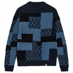 Homme Anerkjendt Sweats, Pulls|Cardigan Aksvend Patchwork Fibres Recyclées |