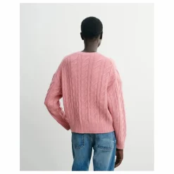 Femme Bompard Cardigan Ample Maxi Torsades Cachemire |