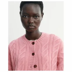 Femme Bompard Cardigan Ample Maxi Torsades Cachemire |