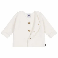 Petit Bateau Cardigan Barby Coton Bio | Blanc Hot