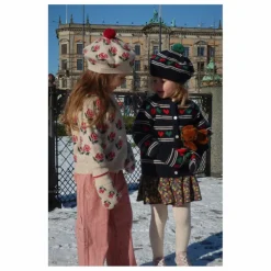 Konges Sløjd Cardigan Belou Roses Laine | Ecru Clearance