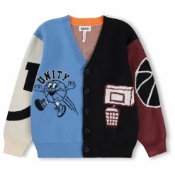 Molo Cardigan Burt Basketball Coton Bio | Noir Best