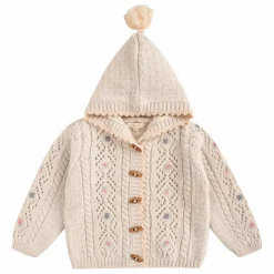 Enfant Louise Misha Pulls, Gilets|Pulls, Gilets|Cardigan Capuche Tonylane Laine |