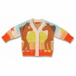 Clearance Halcyon Nights Cardigan Chevaux | Rose pâle