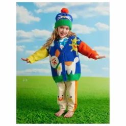 Halcyon Nights Cardigan Chiens | Bleu roi Outlet