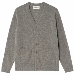 Bompard Cardigan Classique Cachemire | Gris Discount
