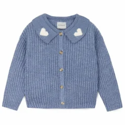 Mipounet Cardigan Col Claudine Petra | Bleu Sale