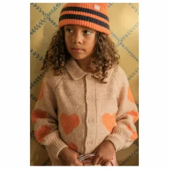 Enfant Tinycottons Pulls, Gilets|Cardigan Col Cœurs |