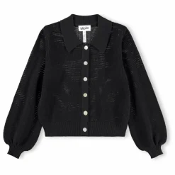 Enfant Molo Cardigan Col Polo Guida Coton Bio |