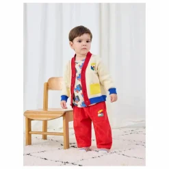 Bobo Choses Pulls, Gilets|Pulls, Gilets|Cardigan Colorblock Train Coton Bio |