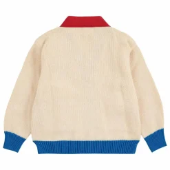 Bobo Choses Pulls, Gilets|Pulls, Gilets|Cardigan Colorblock Train Coton Bio |