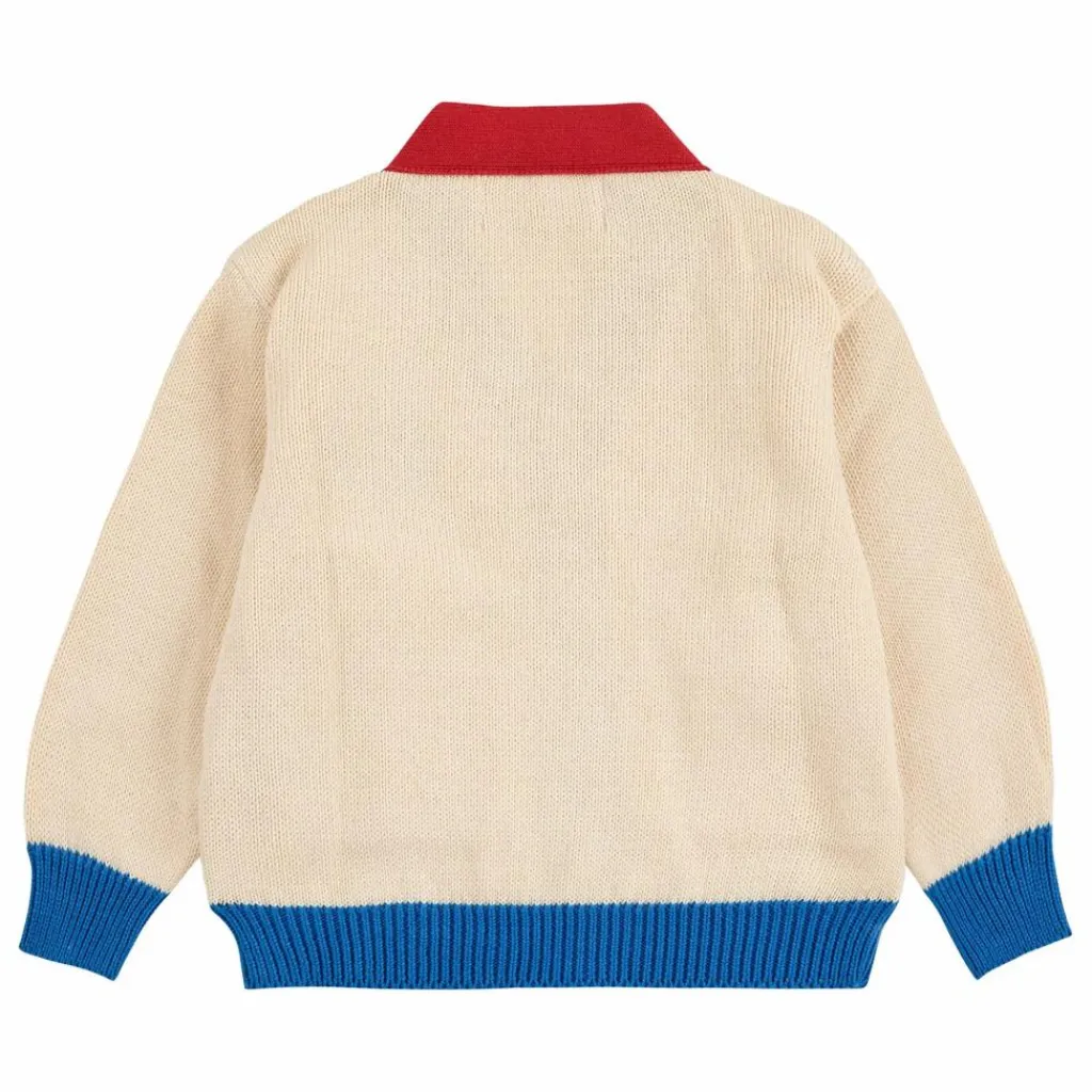 Bobo Choses Pulls, Gilets|Pulls, Gilets|Cardigan Colorblock Train Coton Bio |