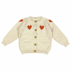 Enfant Bayiri Pulls, Gilets|Pulls, Gilets|Cardigan Dancing Hearts Mérinos |