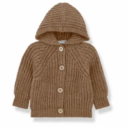 Enfant 1+ in the family Pulls, Gilets|Pulls, Gilets|Cardigan en Laine à Capuche Aniol |