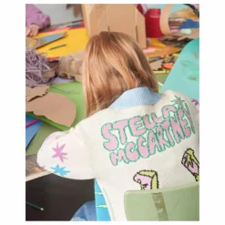 Stella McCartney Kids Cardigan Etoile Filante | Ecru
