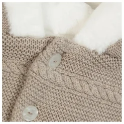 Tartine et Chocolat Cardigan Fourré | Grège Discount