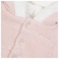 New Tartine et Chocolat Cardigan Fourré | Rose pâle