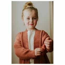 New Yuki Cardigan Franges Coton Bio | Terracotta