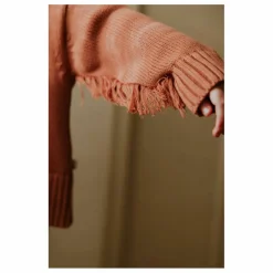 New Yuki Cardigan Franges Coton Bio | Terracotta