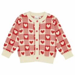 Flöss Cardigan Heart | Rouge