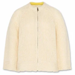 AO76 Cardigan Hibiscus | Ecru Discount