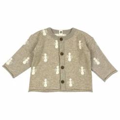Discount Bayiri Cardigan Hormigas Coton Bio | Beige