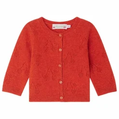 Sale Bonpoint Cardigan Josiane Cachemire | Orange