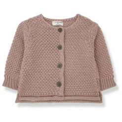 Clearance 1+ in the family Cardigan Lis Laine Mérinos | Rose