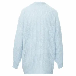 Hot Forte Forte Cardigan Long Mohair | Bleu