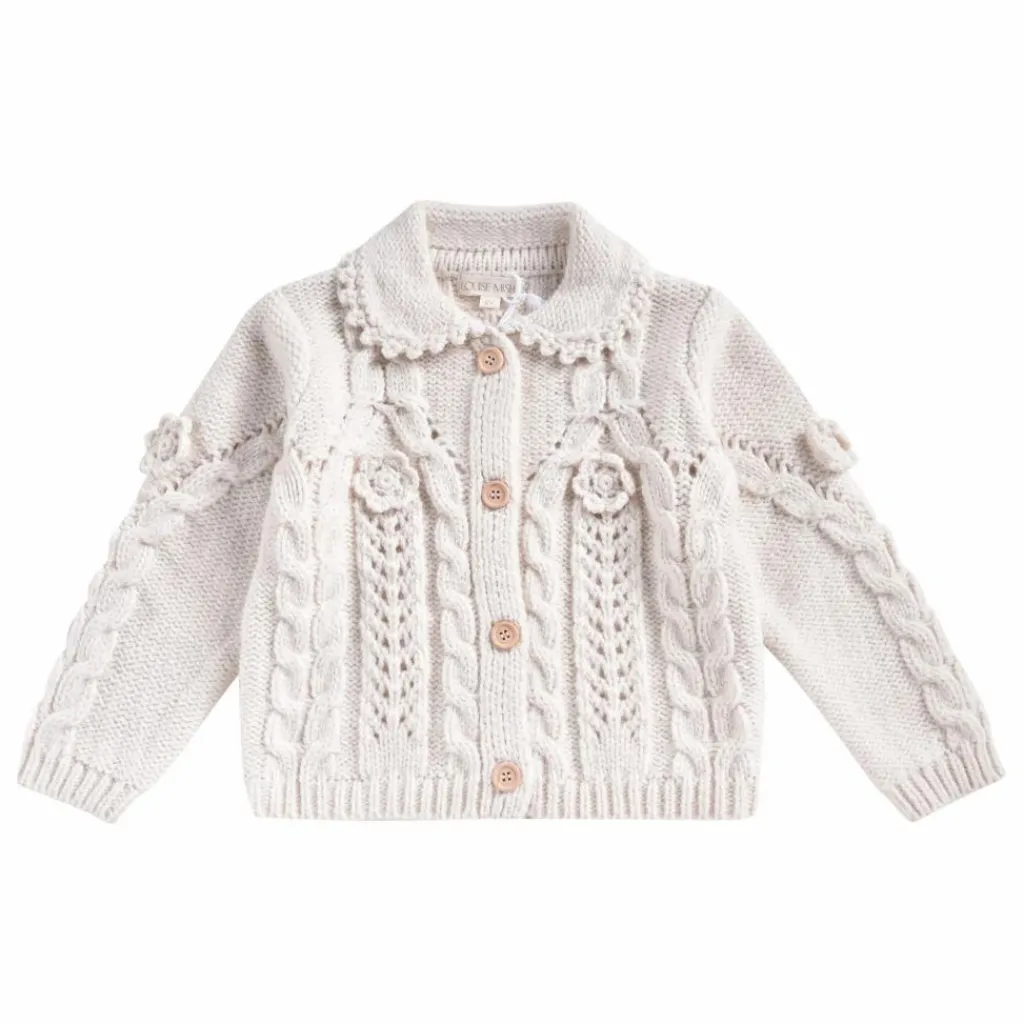 Discount Louise Misha Cardigan Louny Maille Fleurie | Ecru