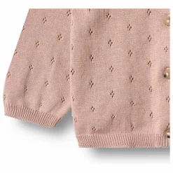 Wheat Cardigan Maia Coton Bio | Rose Sale