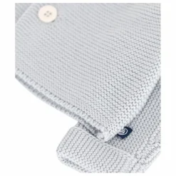 Petit Bateau Cardigan Maille Fine Coton Bio | Gris clair Outlet