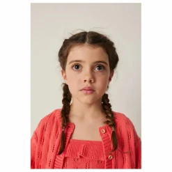 Enfant Tocoto Vintage Cardigan Maille Fleurs |