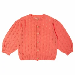 Enfant Tocoto Vintage Cardigan Maille Fleurs |