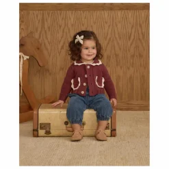 Best Rylee + Cru Cardigan Maille Mini | Bordeaux