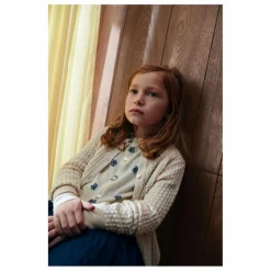 Enfant FUB Pulls, Gilets|Cardigan Pointelle Maille Fine Laine Mérinos |