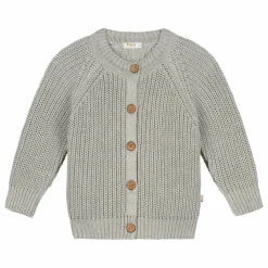 Yuki Cardigan Raglan Coton Bio | Gris Online