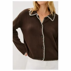 Clearance Rails Cardigan Rayleen | Marron