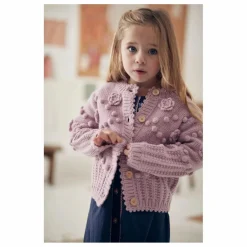 Enfant Louise Misha Cardigan Sandy Maille Fleurie |