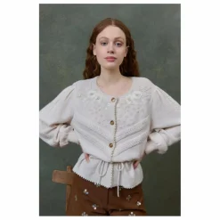 Louise Misha Cardigan Sandya - Collection Femme | Crème Discount