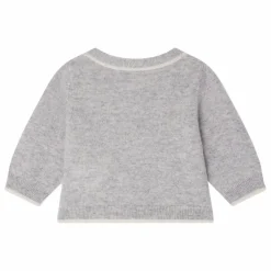 Outlet Bonpoint Cardigan Tahiel Cachemire | Gris clair