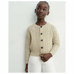 Bompard Cardigan Torsades Cachemire | Crème