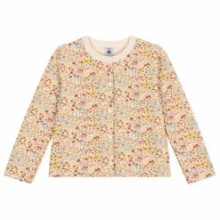 Enfant Petit Bateau Pulls, Gilets|Cardigan Tubique Fleuri |