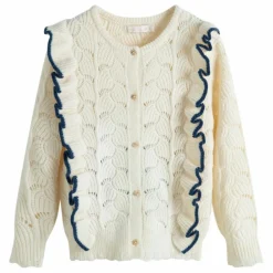Enfant C'era Una Volta Pulls, Gilets|Cardigan Viviana Volants |
