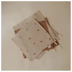 Outlet Mushie Carrés de bain - Set de 5 Multicolore