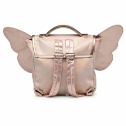 Sale Caramel & Cie Cartable Papillon Irisé | Rose