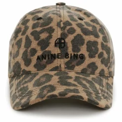Femme Anine Bing Bonnets, Chapeaux|Casquette Jeremy Léopard |